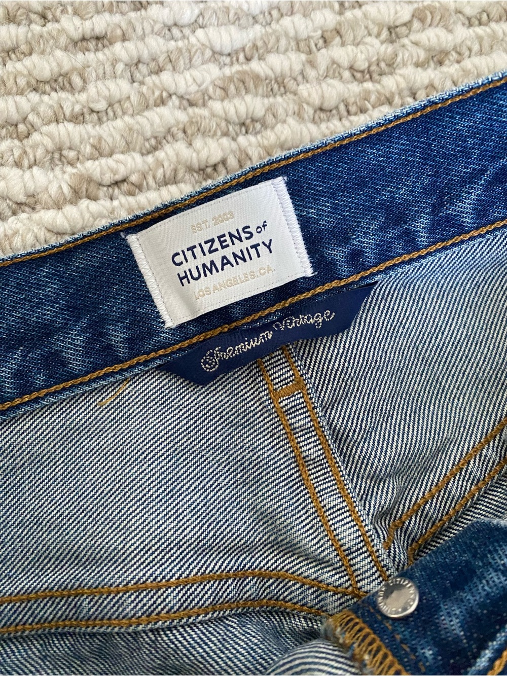 Citizens of Humanity Blaine High Rise Straight Leg Jeans - Picture 4 of 9